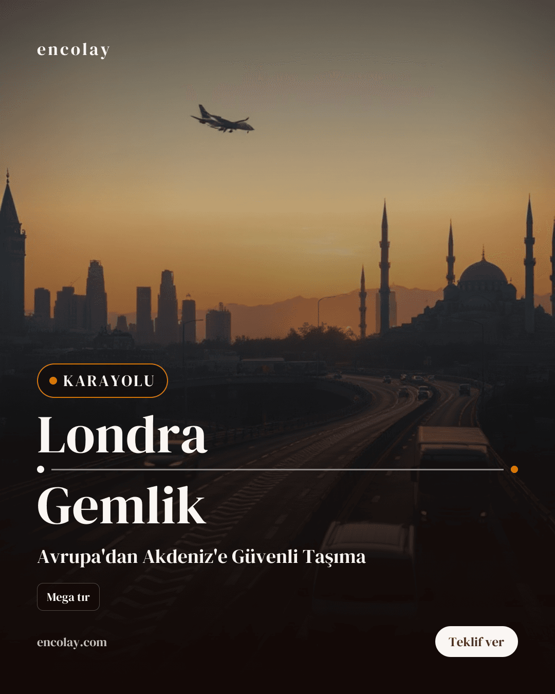 Londra-Gemlik Ev Eşyası ve Elektronik Taşıma