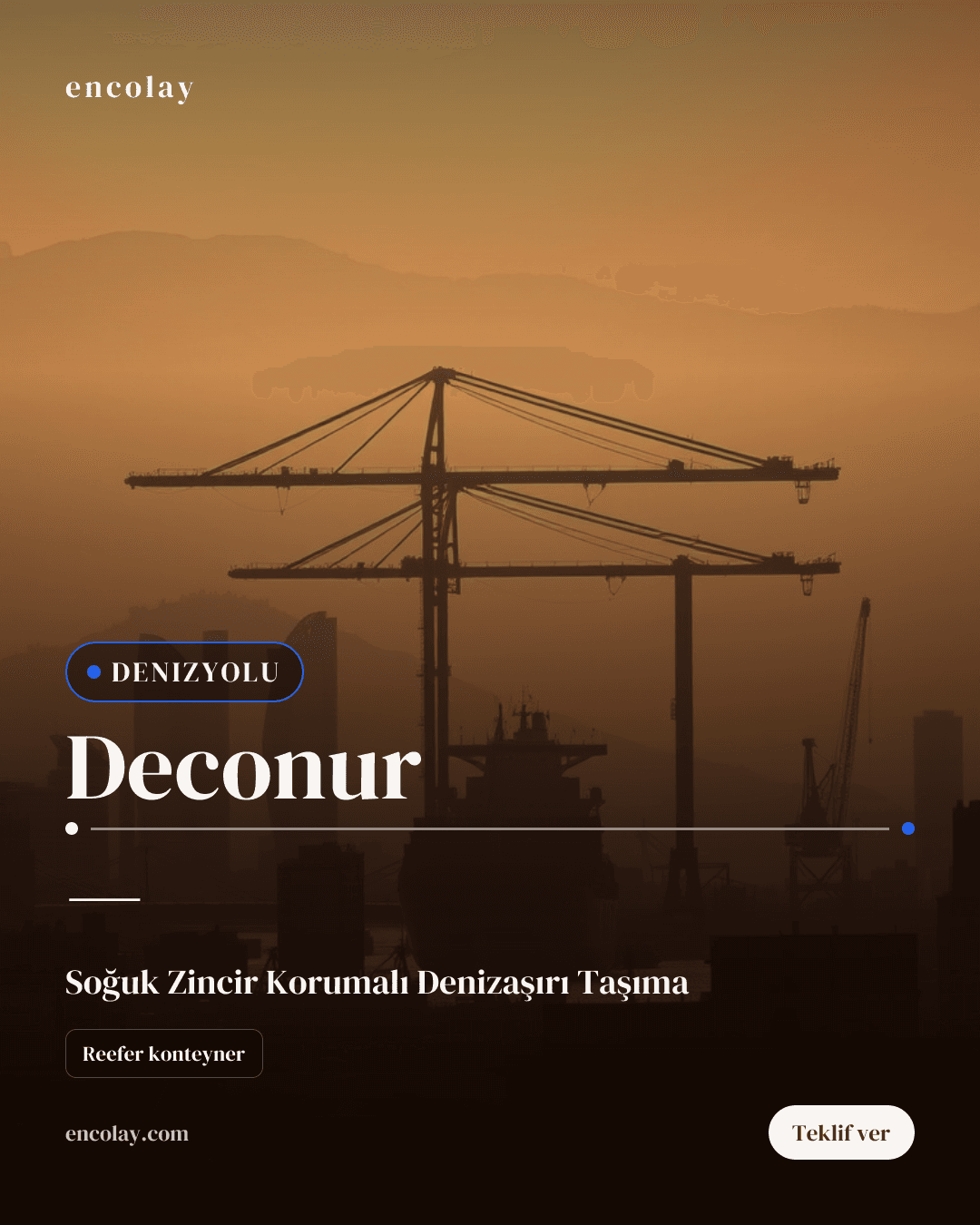 Deconur-Avustralya 40'lık Konteyner Taşıması