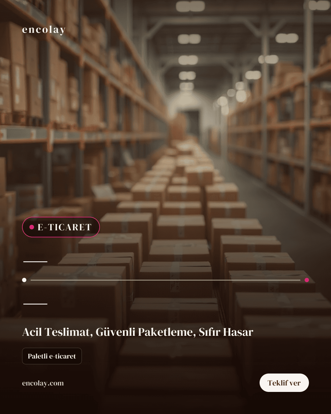 E-ticaret ürünleri karayolu taşıması