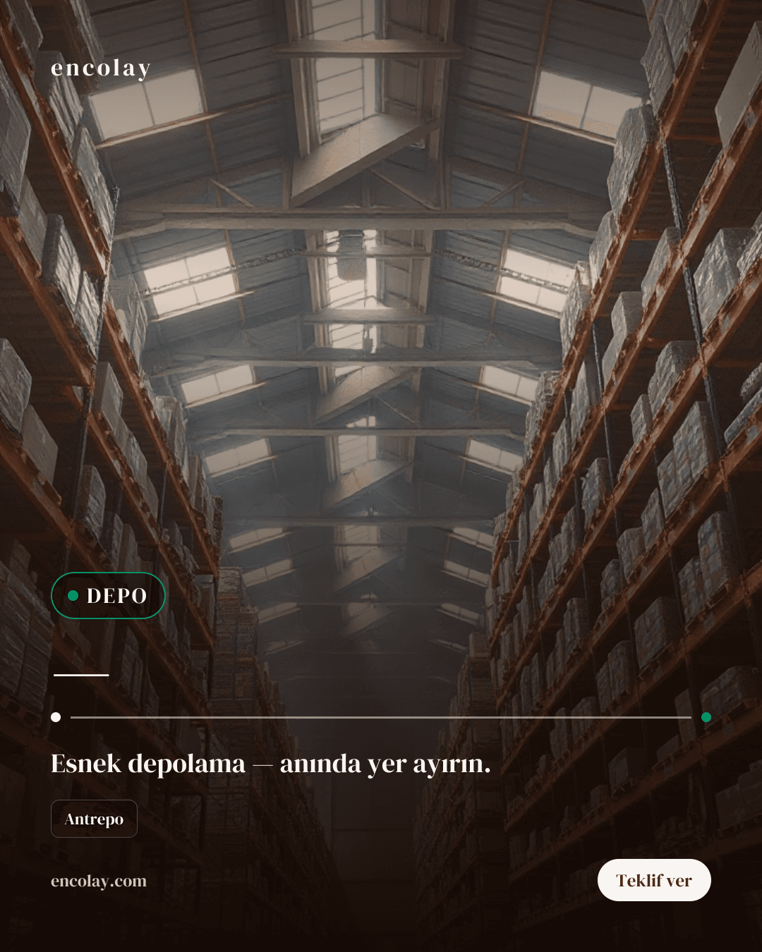 Süpermarket Açılışı için Perakende Ürün Depolama Talebi