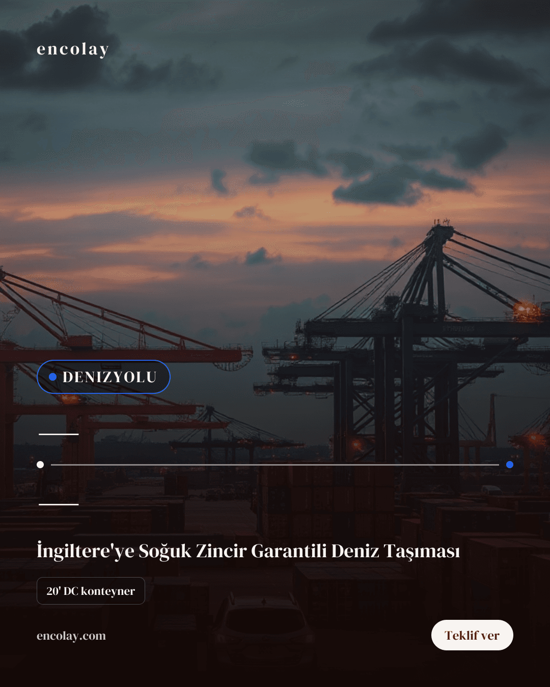 İngiltere'ye Denizyolu Taşıma Talebi