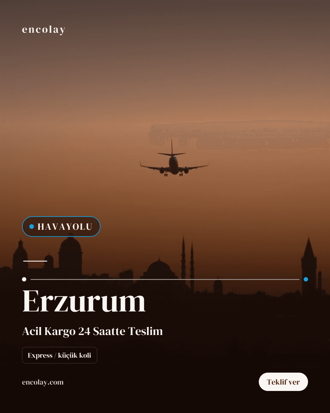 Erzurum havayolu taşıma talebi