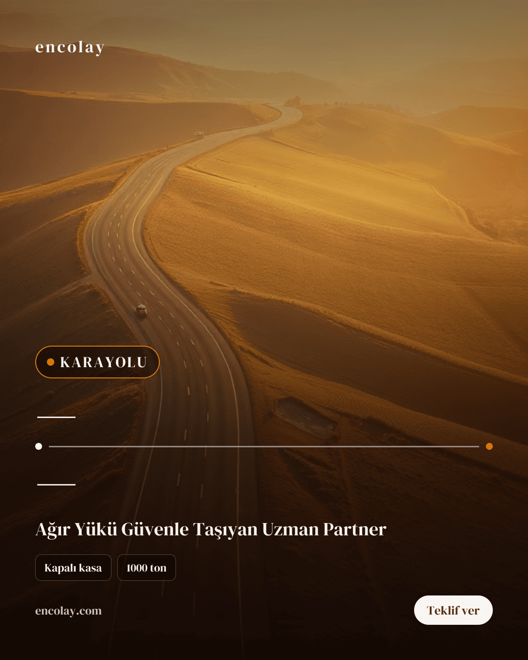 1000 ton Krom cevheri konsantresi karayolu taşıması