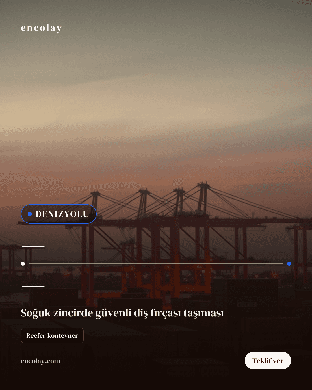 Çin-Türkiye Diş Fırçası Denizyolu Taşıması