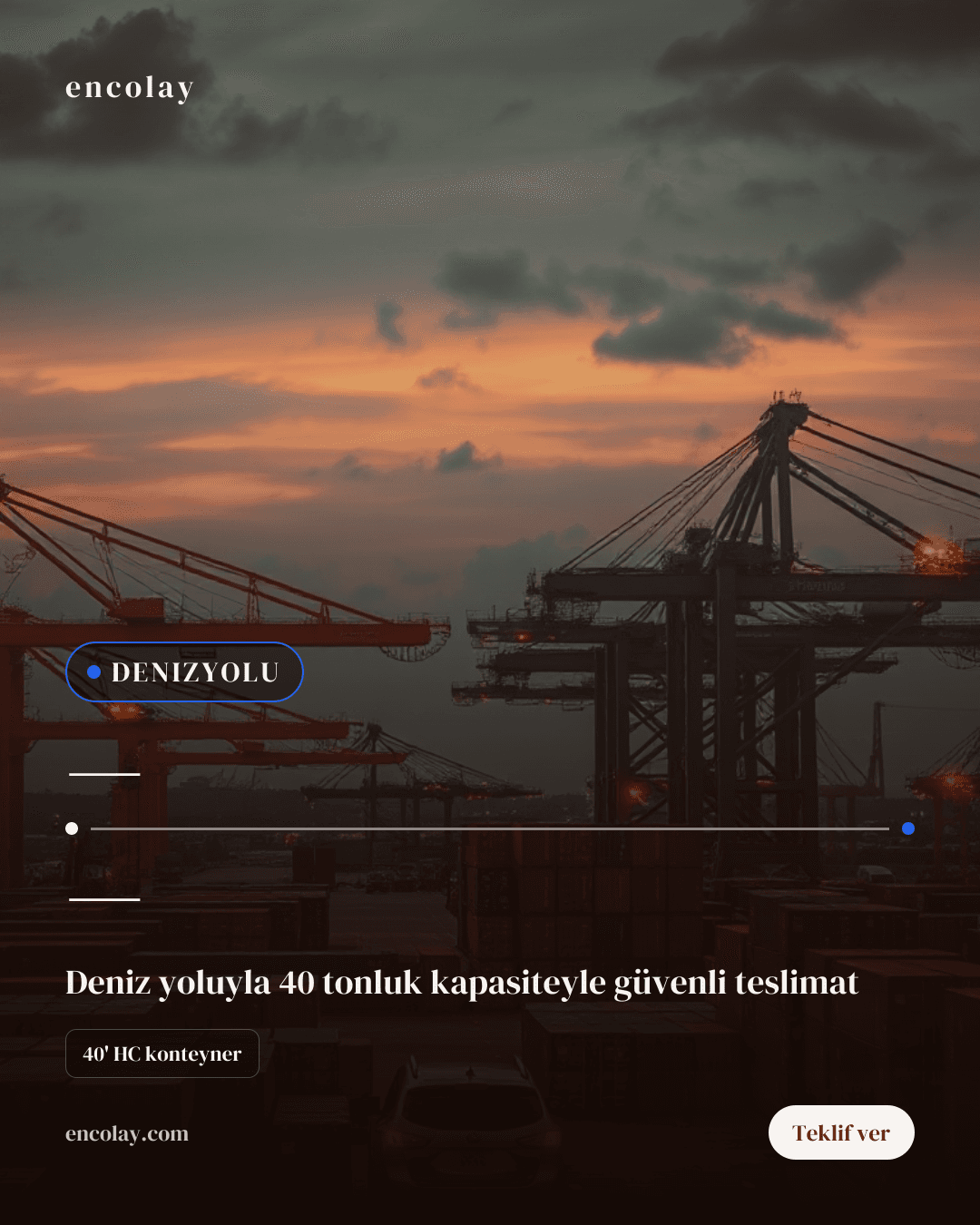 Uluslararası Denizyolu Taşımacılığı Fiyat Teklifi