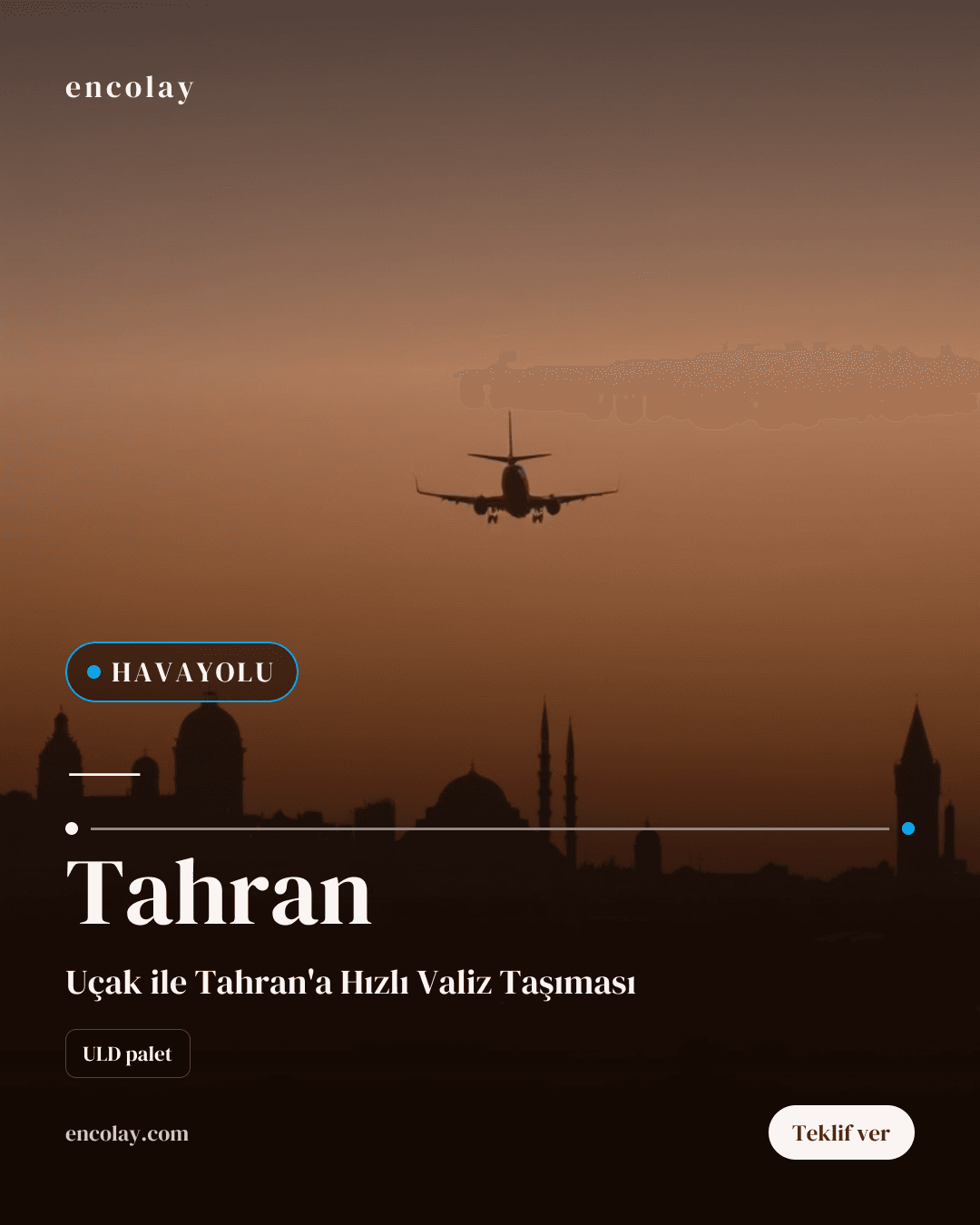Türkiye'den Tahran'a 3 Valiz Havayolu Taşıması