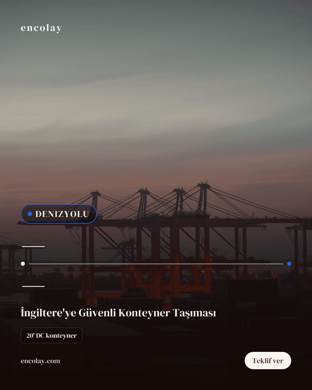 İngiltere'ye Denizyolu Taşıma Talebi