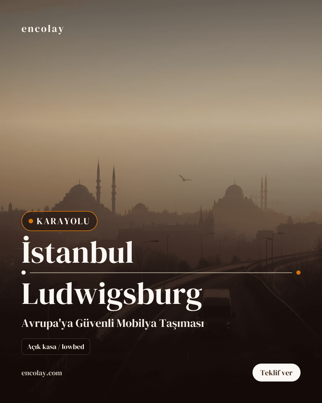 İstanbul-Ludwigsburg Mobilya Taşıması