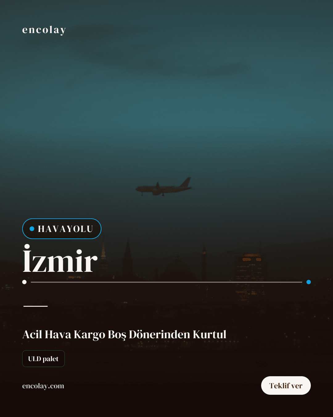 İzmir havayolu taşıma talebi