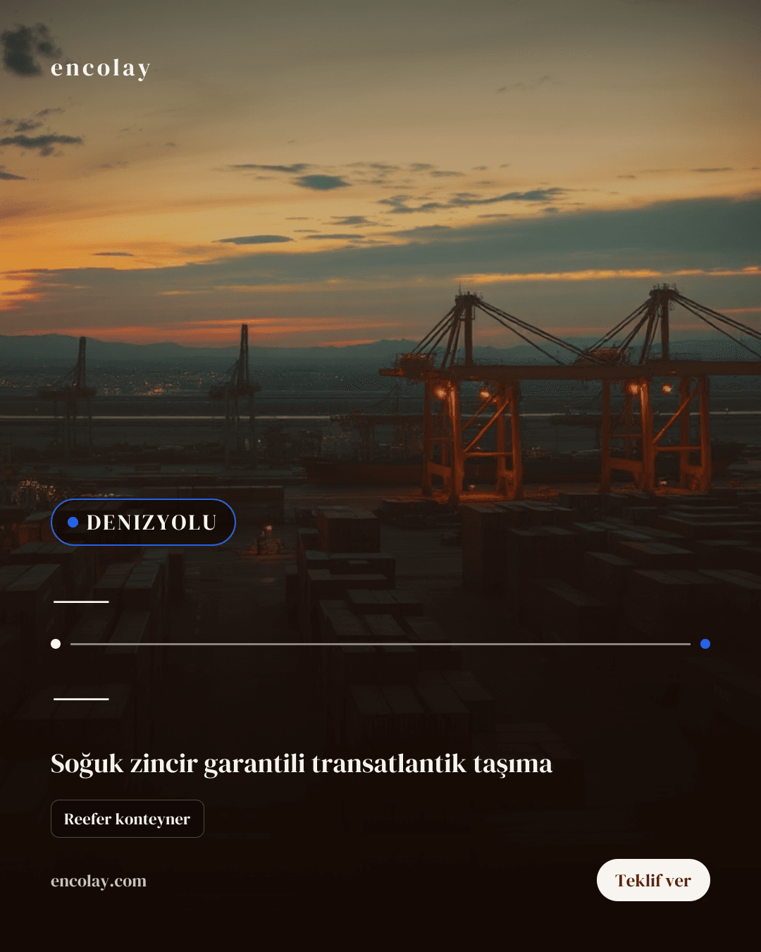 Parfiyel Yük için denizyolu taşıma talebi