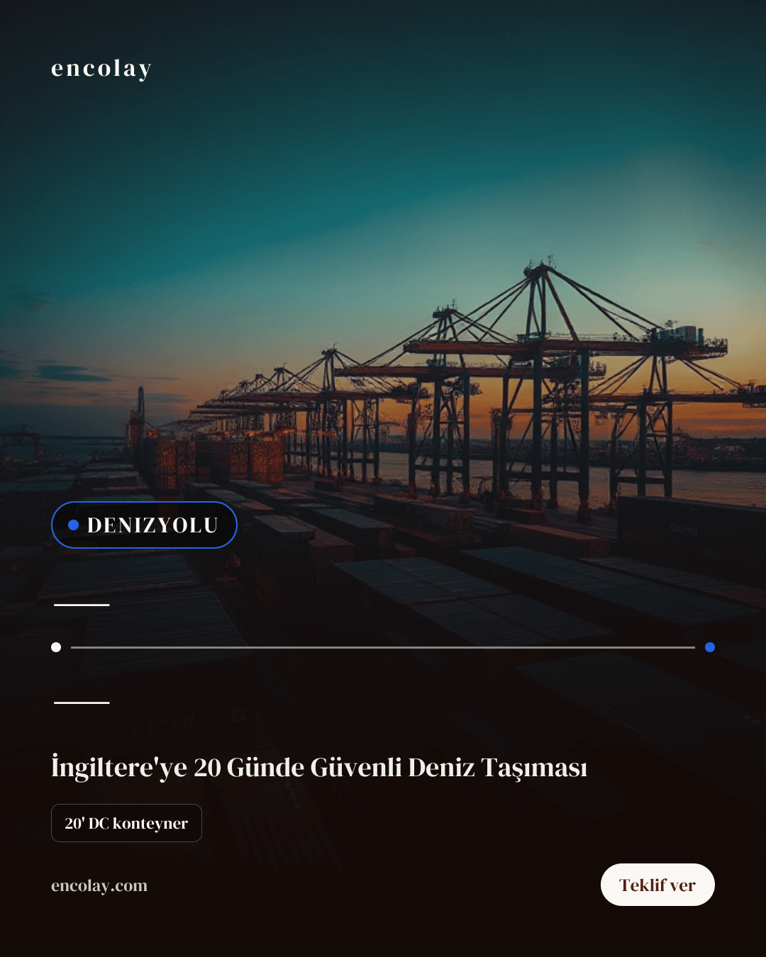 İngiltere'ye Denizyolu Taşıma Talebi