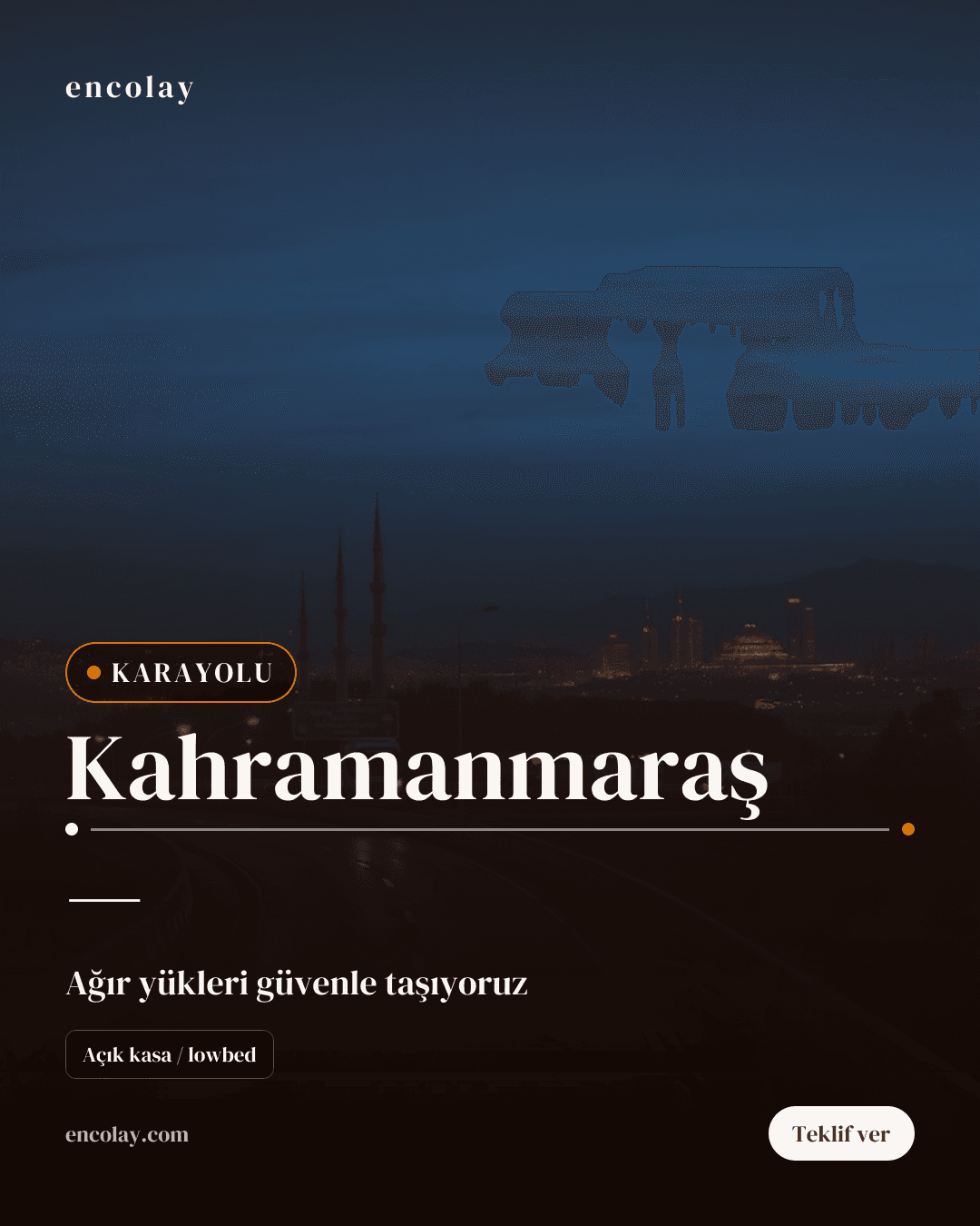 Kahramanmaraş · karayolu