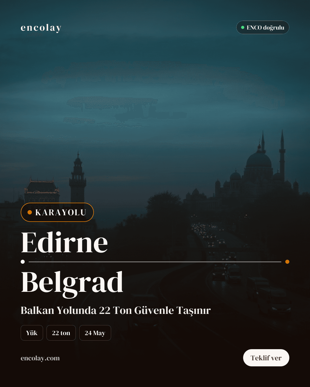 Tente kamyon — Balkanlar