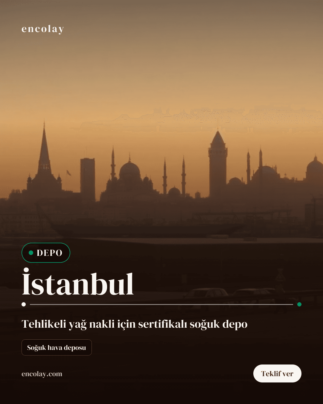 İstanbul depo talebi