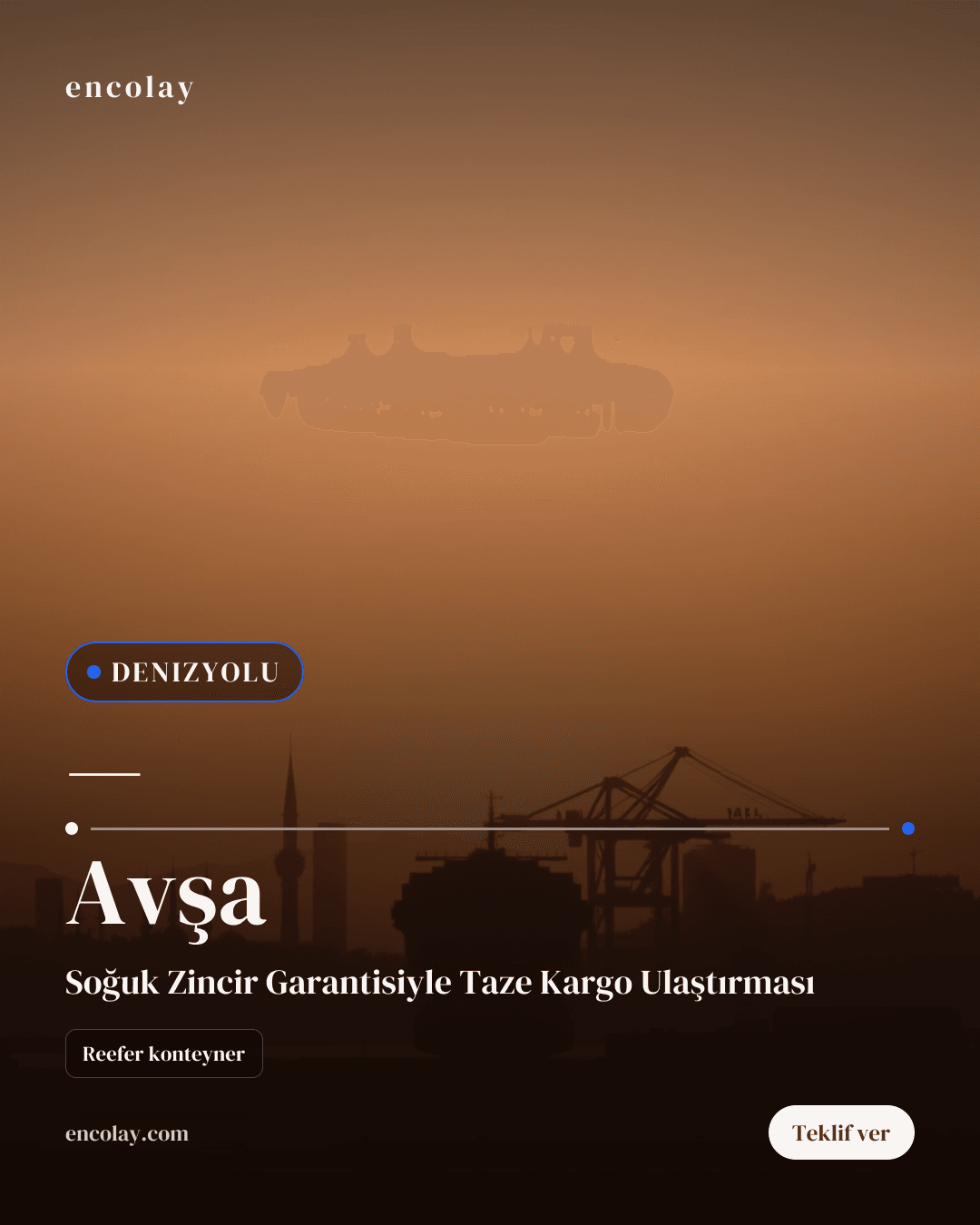 Avşa Adası'na Denizyolu Taşıma Talebi