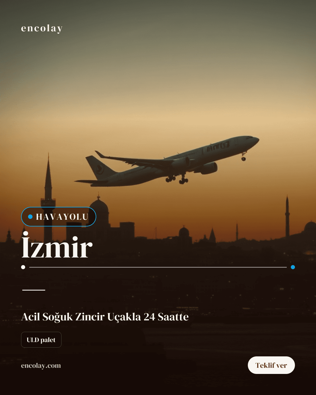 İzmir'den Havayolu Taşımacılık Talebi