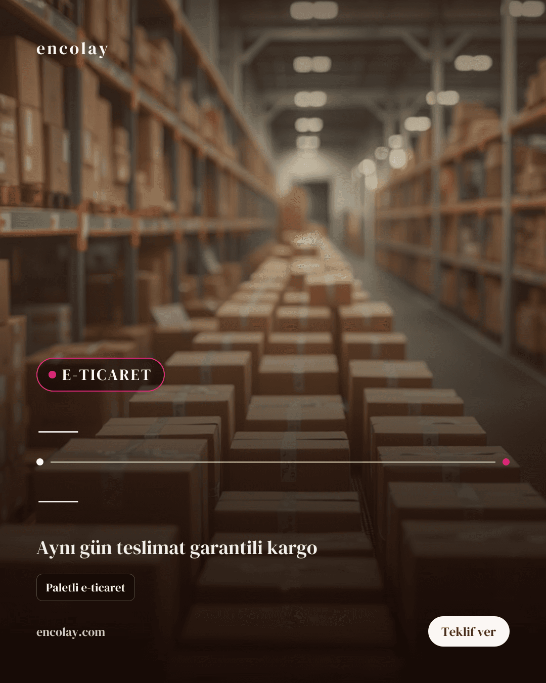E-Ticaret Lojistik Hizmeti Talebi