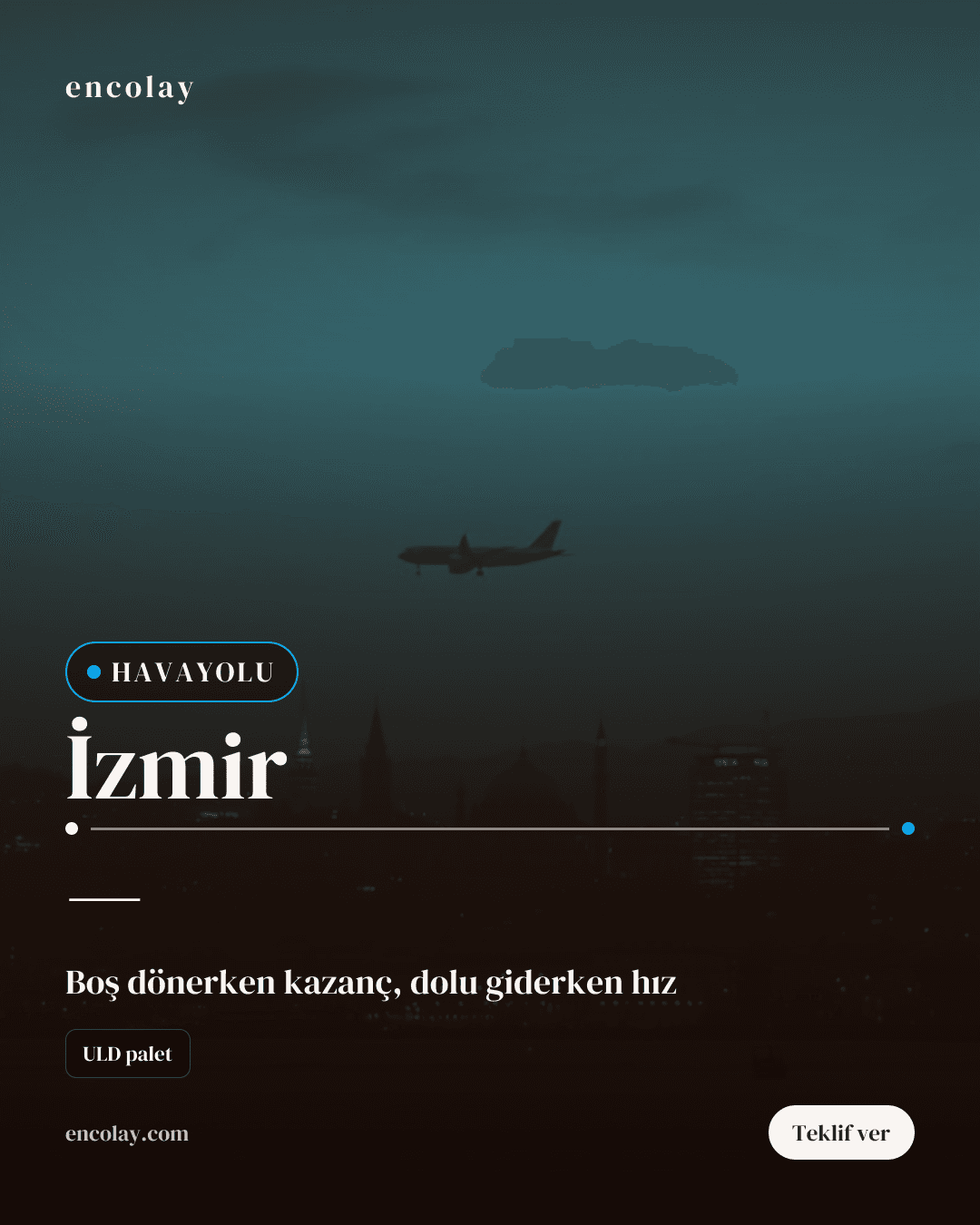 İzmir havayolu taşıma talebi